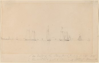 On Board of the Stony Brook Packet, 1848.