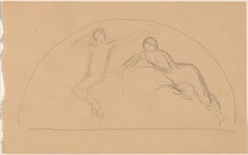 Study of Figures in a Lunette, 1890/1897.