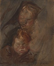 Têtes d'enfants, 1896. Heads of children.