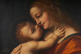 Virgin and Child, after Marco da Oggiono.