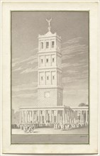 Campanile of a Cathedral for Berlin, 1831.