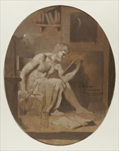 L'Etude, c.1864. Study. Monochrome sketch.