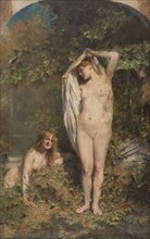 Au soleil, c.1910. Nude bathers in the sun.