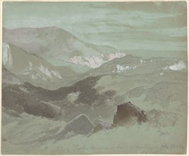 Cliffs of Ecclesbourne Near Hastings, 1862.