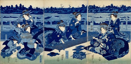 Karitaku no yujo, 1835. Private Collection.