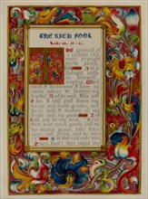 Illuminated Parable: The Rich Fool, c. 1936.