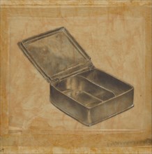 Pewter Box with Two Compartments, 1935/1942.