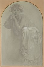 Sitting Half Nude, 1929. Private Collection.