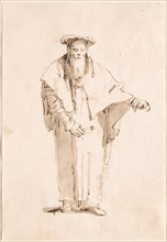 A Standing Oriental Holding a Rod, 1753/1762.