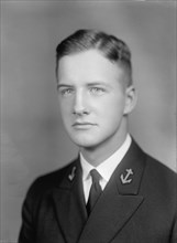 Howard W. Baker, Midshipman - Portrait, 1933.