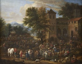 Le marché, between 1670 and 1700. The market.