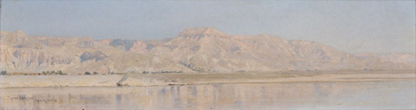 The Nile - Luxor (Mountains of Thebes), 1891.