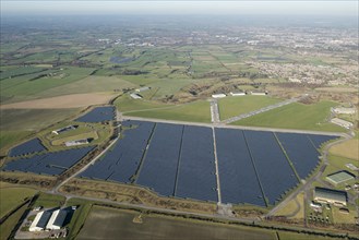 Wroughton Airfield solar farm, Swindon, 2016.