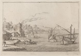 Coastal Landscape with Anchored Vessels, 1638.