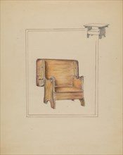 Table (Bench or Chair Combination), 1935/1942.