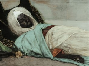 Le jour des funérailles - Scène du Maroc, 1889.