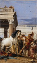 Alexander and Bucephalus, between 1757 and 1760.