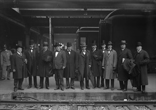 British Labor Committees At Union Station, 1917.