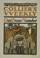 Collier's weekly. Out door number, c1894 - 1896.