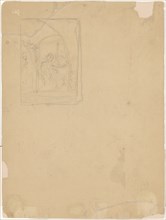 Study of an Interior [verso], late 19th century.