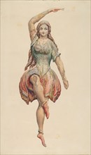 Dancing Girl from Spark's Carousel Wagon, c. 1938.