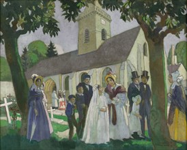 Première communion de Léopoldine à Fourqueux, 1933.