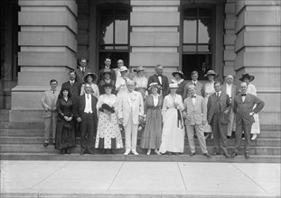 Group At US Capitol, 1916.  Creator: Harris & Ewing.