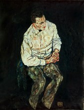 Portrait of Karl Grünwald, 1917. Private Collection.