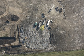 Ockendon landfill waste disposal site, Thurrock, 2020.