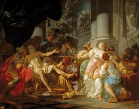 La Mort de Sénèque, 1773. Creator: Jacques-Louis David.