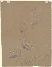 Studies of a Woman and Her Dress [verso], c. 1850-1870.
