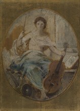 Esquisse pour le théâtre du Châtelet : La musique, 1891.