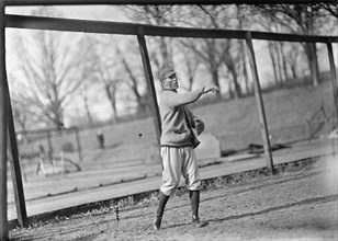 Bert Gallia, Washington American League (Baseball), ca. 1913.