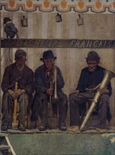 Grimaces et misère - Les Saltimbanques (les musiciens), 1888.