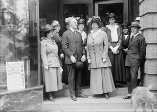 British Commission To U.S. - Admiral De Chair And Group, 1917.