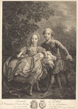 The Comte d'Artois and His Sister Mademoiselle Clotilde, 1767.