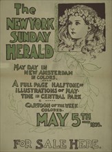The New York Sunday herald. May day [..] May 5th 1895., c1895.