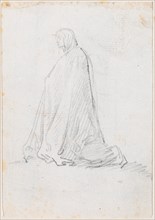 Kneeling Figure in a Hooded Robe [verso], probably c. 1754/1765.