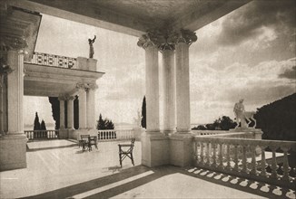 ''Corfou et l'Achilleion; les terrasses.', 1916. Creator: B. Borri.