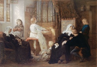 La veuve du maître de chapelle, 1859. The widow of the chapel master.