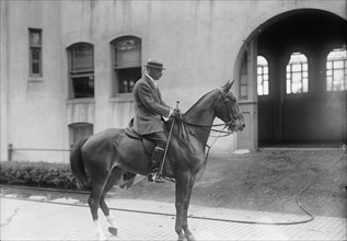 Constantine Brun, Ambassador From Denmark - Riding At Fort Myer, 1916.