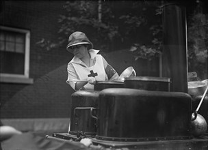 Mrs. George Barnett, Red Cross Luncheon, 1917. Creator: Harris & Ewing.