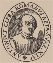 Portrait of the composer Antonio Cifra (1584-1629). Private Collection.