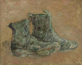 Shoes, 1887. Found in the collection of the Van Gogh Museum, Amsterdam.