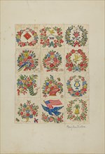Applique Quilt (Friendship Quilt, or "Baltimo re Bride's Quilt"), c. 1942.