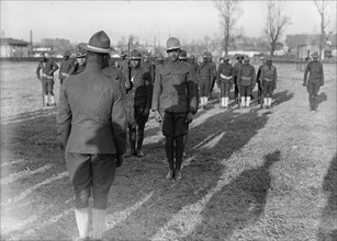 Army, U.S. Colored Soldiers, 1917. (African American soldiers and officer).