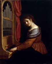 Saint Cecilia, 1642. Found in the collection of the Musée du Louvre, Paris.