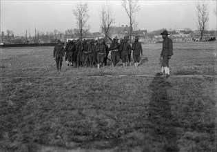 Army, U.S. Colored Soldiers, 1917. (African American soldiers and officers).