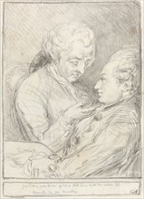 Portrait of the Artist with His Younger Brother, Augustin Saint-Aubin, 1771.