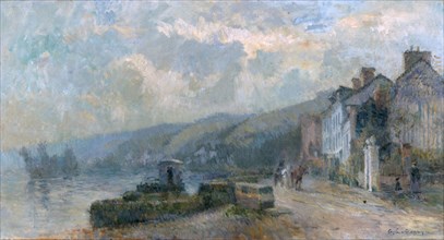 Temps de pluie, c.1901. Rainy day. The River Seine at Croisset (near Rouen).